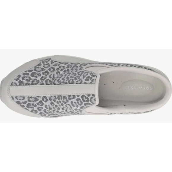 Easy Spirit Traveltime Women's Round Toe Casual Slip On Size 9 Gray Leopard NWT - Picture 3 of 6